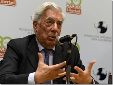 Vargas Llosa en Caracas 2014